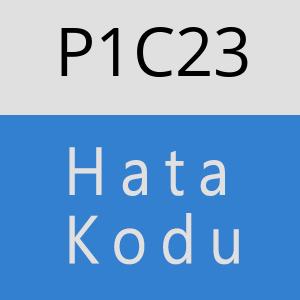 P1C23 hatasi