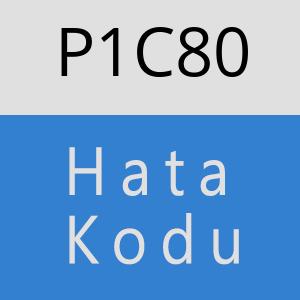 P1C80 hatasi