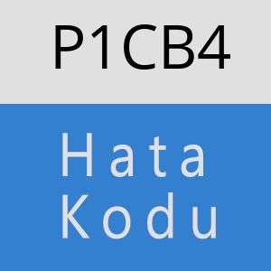 P1CB4 hatasi