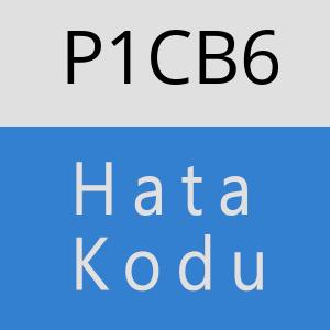 P1CB6 hatasi