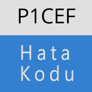 P1CEF hatasi