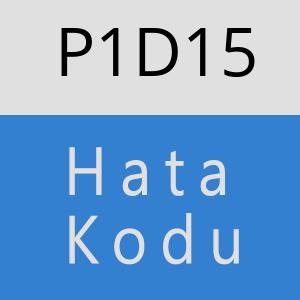 P1D15 hatasi