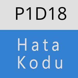 P1D18 hatasi