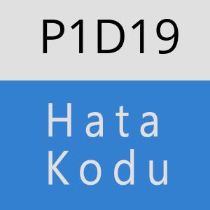 P1D19 hatasi