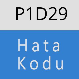 P1D29 hatasi