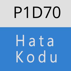 P1D70 hatasi