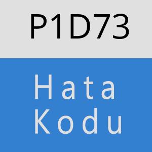 P1D73 hatasi
