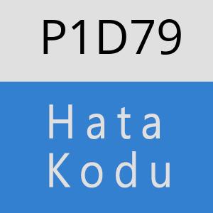 P1D79 hatasi