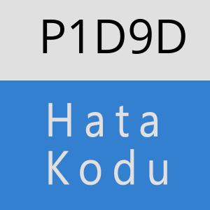 P1D9D hatasi