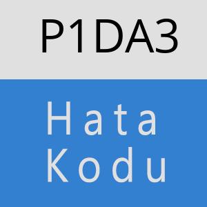 P1DA3 hatasi