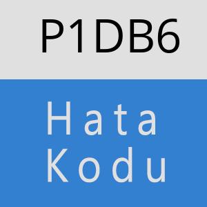 P1DB6 hatasi