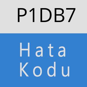 P1DB7 hatasi