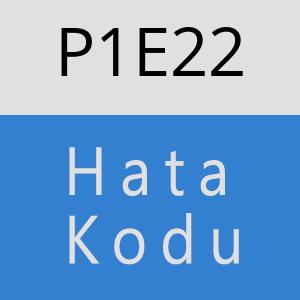 P1E22 hatasi