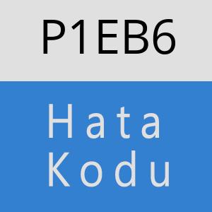 P1EB6 hatasi