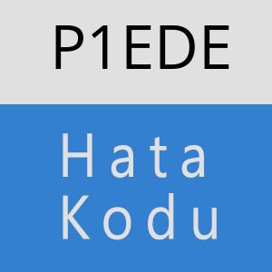 P1EDE hatasi