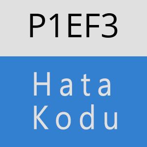 P1EF3 hatasi