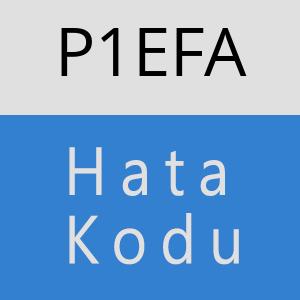 P1EFA hatasi