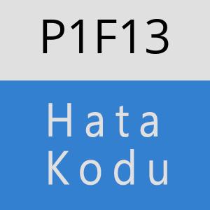 P1F13 hatasi