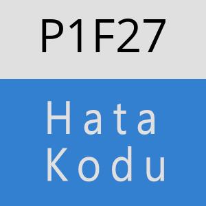 P1F27 hatasi