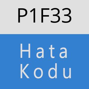 P1F33 hatasi