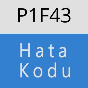 P1F43 hatasi