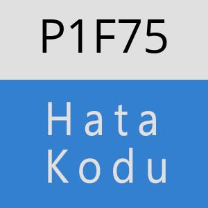 P1F75 hatasi