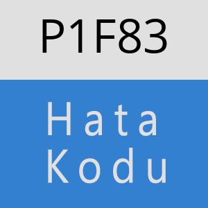 P1F83 hatasi