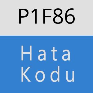 P1F86 hatasi