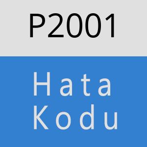 P2001 hatasi