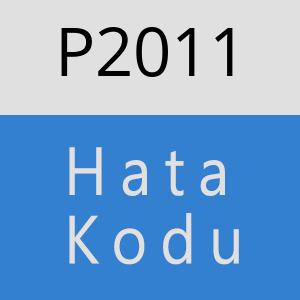 P2011 hatasi