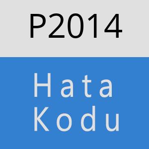 P2014 hatasi