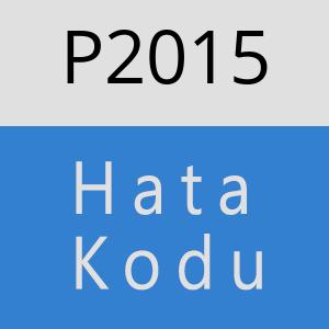 P2015 hatasi