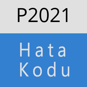 P2021 hatasi