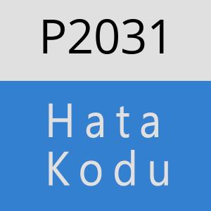 P2031 hatasi