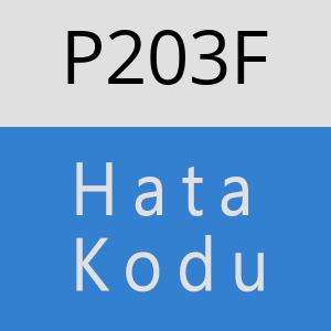 P203F hatasi