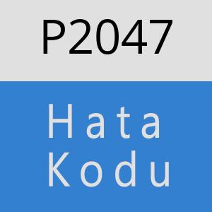 P2047 hatasi