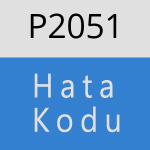 P2051 hatasi