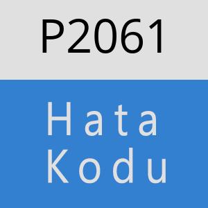 P2061 hatasi