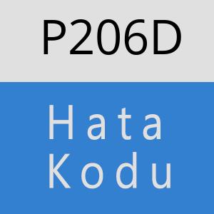 P206D hatasi