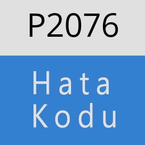 P2076 hatasi