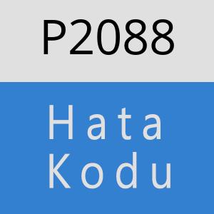 P2088 hatasi