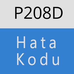 P208D hatasi