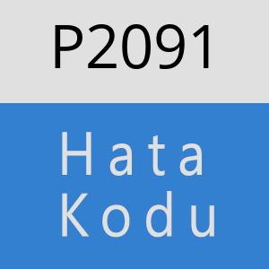 P2091 hatasi