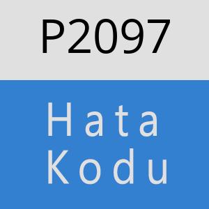 P2097 hatasi