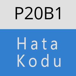 P20B1 hatasi