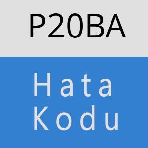 P20BA hatasi