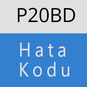 P20BD hatasi