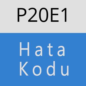 P20E1 hatasi