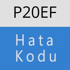 P20EF hatasi