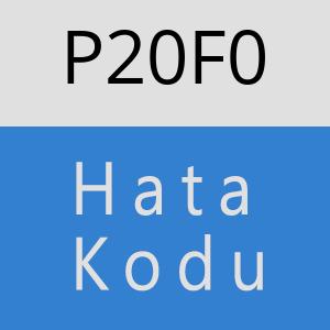 P20F0 hatasi